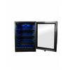 Silhouette 24 Inch Single Zone Beverage Center with 5.6 Cu. Ft. Capacity, Black Stainless Steel - SSBC056D3B-RF