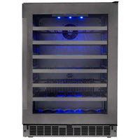 Danby Silhouette Wine Cooler 5.6 cu. ft., Black Stainless - SSWC056D1B-RF