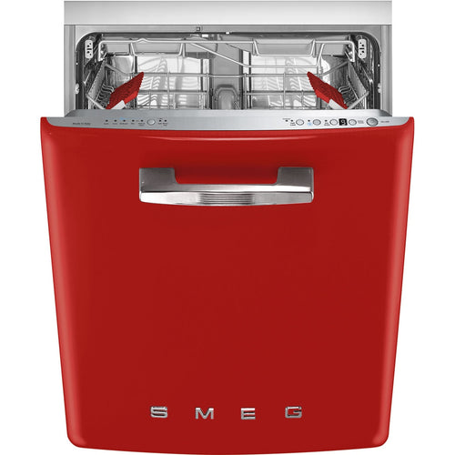 Smeg 24 Inch Built-In Dishwasher, Red - STU2FABRD2