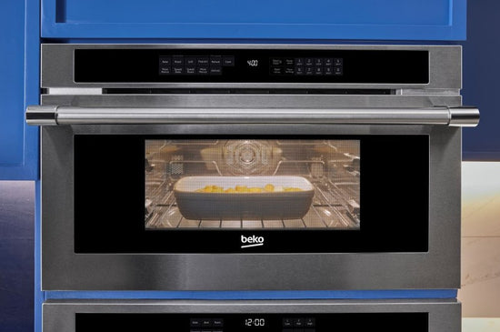 Beko 30 Inch Built-In Electric Speed Oven, Stainless Steel - WOSP30100SS BEKO