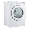 LG 7.4 Cu. Ft. Vented Stackable Electric Dryer with Sensor Dry, White - DLE3400W
