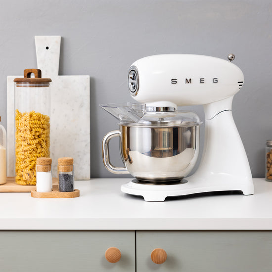 Smeg Stand Mixer White 4.8L, 750W - SMF05WHUS