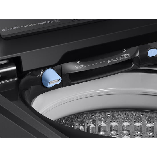Samsung 27.5 Inch Top Load Washer with 6.0 cu. ft. Capacity, Black Stainless Steel - WA52DG5500AVUS