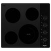 Whirlpool 24 in. Radiant Electric Cooktop, Black - WCE55US4HB
