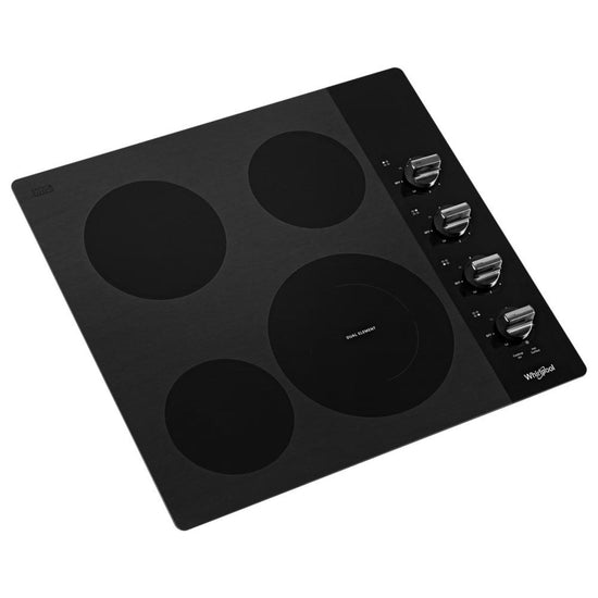 Whirlpool 24 Inch Electric Cooktop, Black - WCE55US4HB