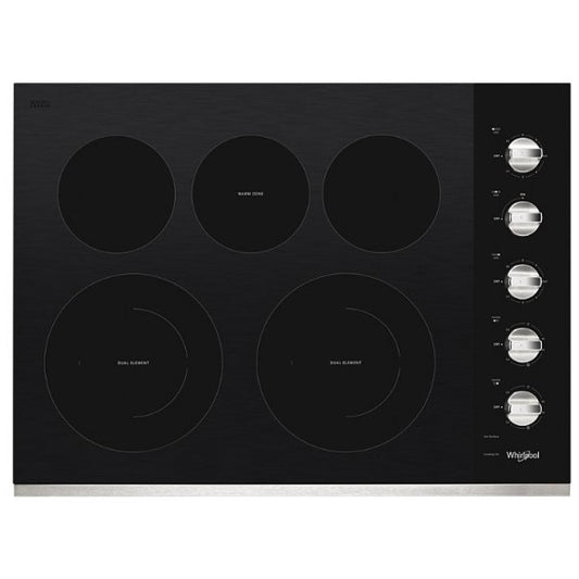 Whirlpool 30 Inch Electric Ceramic Glass Cooktop - WCE77US0HS