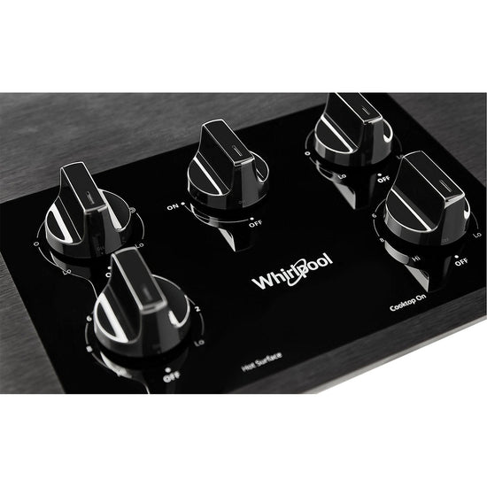 Whirlpool 36 Inch Electric Ceramic Glass Cooktop, Black - WCE77US6HB
