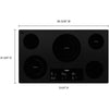 Whirlpool 36 Inch Smoothtop Electric Cooktop, Black - WCE97US6KB
