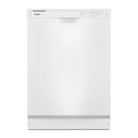 Whirlpool 24-in Front Control Built-in Dishwasher, White - WDF341PAPW