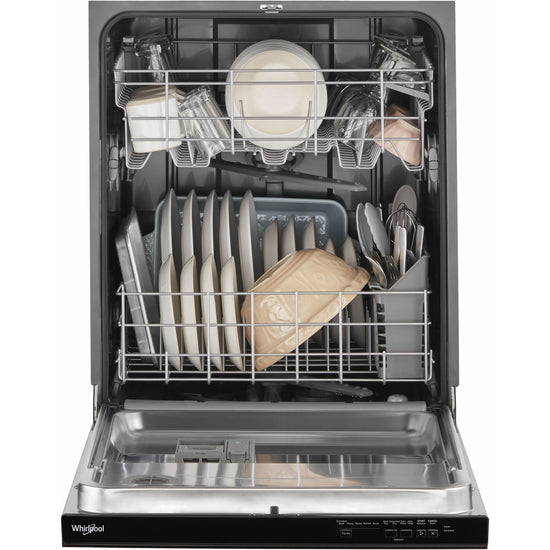 Whirlpool 24 Inch Built-In Dishwasher with Boost Cycle, Black - WDP560HAMB (Ships in 7-10 Days)