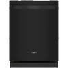 Whirlpool 24 Inch Fully Integrated Dishwasher with 14 Place Settings, Black - WDT550SAPB