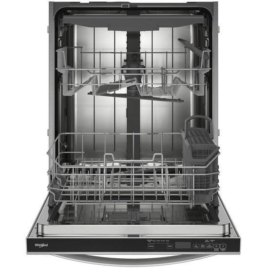 Whirlpool 24 Inch Fully Integrated Dishwasher with 14 Place Settings, Black - WDT550SAPB