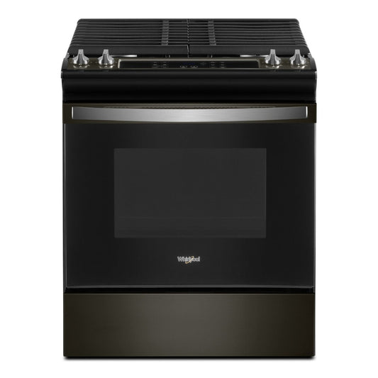 Whirlpool 30 Inch Gas Range, Black Stainless - WEG515S0LV