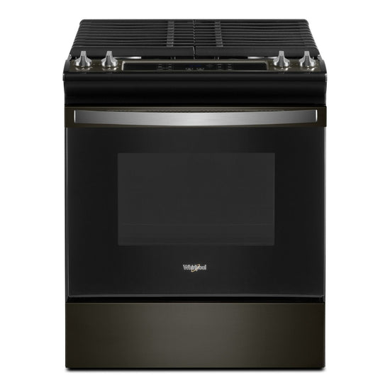 Whirlpool 30 Inch Gas Range, Black Stainless - WEG515S0LV