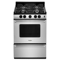 Whirlpool 24 Inch Freestanding Gas Range with 2.96 cu. ft. Oven Capacity - WFG500M4HS