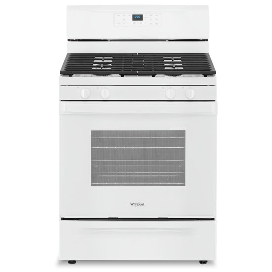 Whirlpool 30 Inch Freestanding Gas Range, White - WFG515S0MW