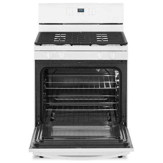 Whirlpool 30 Inch Freestanding Gas Range, White - WFG515S0MW