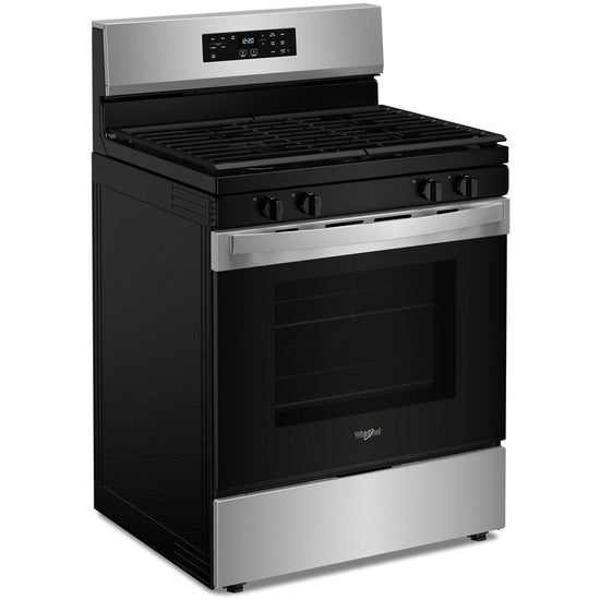 Whirlpool 30 Inch Freestanding Gas Range with 5.0 cu. ft. Oven Capacity, Stainless Steel - WFGS3530RS