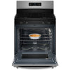 Whirlpool 30 Inch Freestanding Gas Range with 5.0 cu. ft. Oven Capacity, Stainless Steel - WFGS3530RS