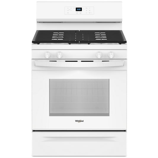 Whirlpool 30 Inch Freestanding Gas Range with 5.0 cu. ft. Oven - WFGS3530RW