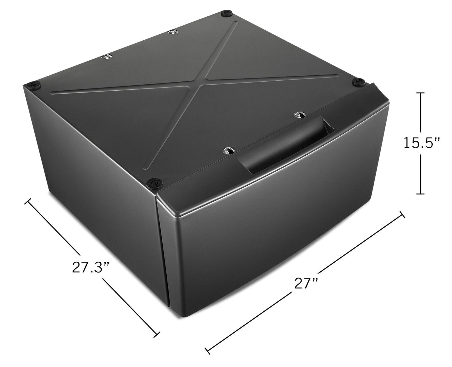 Whirlpool 15.5" Pedestal for Front Load Washer and Dryer with Storage - WFP2715HC