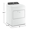 Whirlpool 7 Cu. Ft. Gas Dryer, White - WGD5010LW