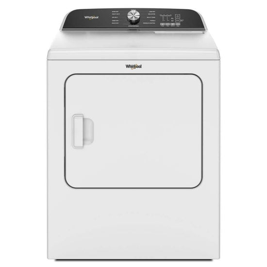 Whirlpool 7.0 cu. ft. Vented Top Load Gas Dryer, White - WGD6150PW