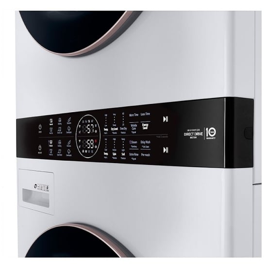 LG WashTower Laundry Centre 5.2/7.4 cu. ft., White - WKE100HWA