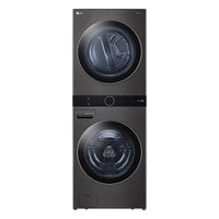 LG WashTower Laundry Centre 5.2/7.4 cu. ft. Electric Dryer, Black Steel - WKEX200HBA