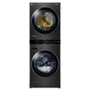 LG WashTower Laundry Centre 5.2/7.4 cu. ft. Electric Dryer, Black Steel - WKEX200HBA