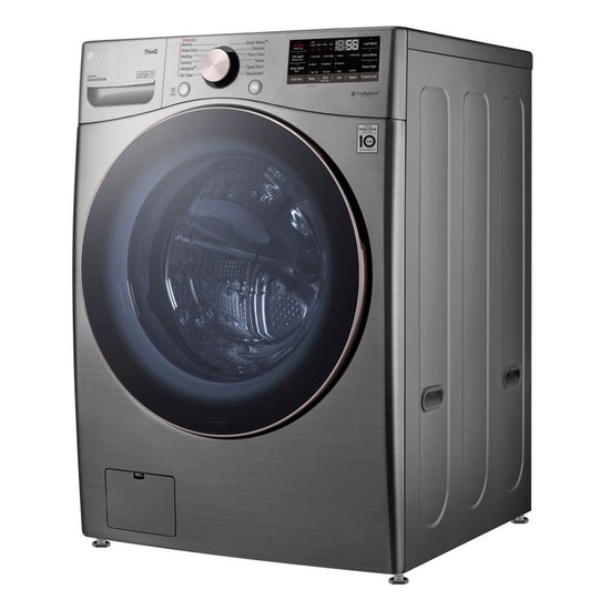 LG 5.2 cu. ft. Smart Front Load Washer with AI and Wi-Fi, Graphite Steel - WM3850HVA