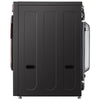 LG 5.0 cu. ft. Stackable Smart Front Load Washer, Black Steel - WM6500HBA