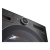 LG 5.8 cu. ft. Smart Front Load Washer, Black Steel - WM6700HBA