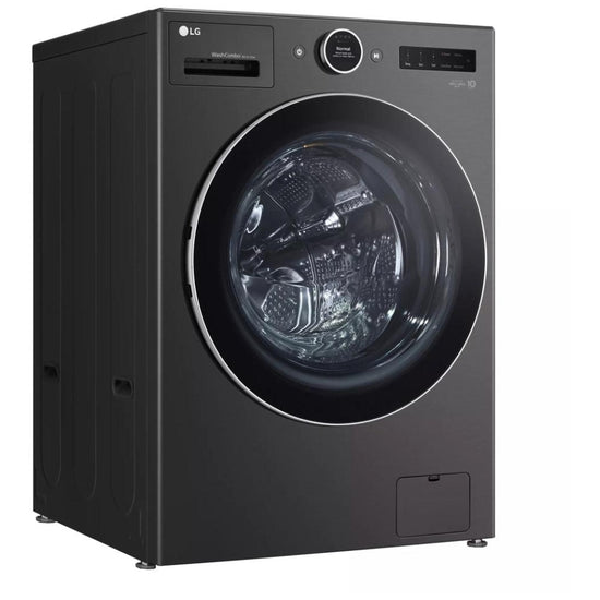 LG 27 Inch All-in-One Ventless Heat Pump WashCombo, Black Steel - WM6998HBA