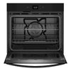 Whirlpool 30 in. Single Electric Wall Oven with Convection, Black - WOES5030LB