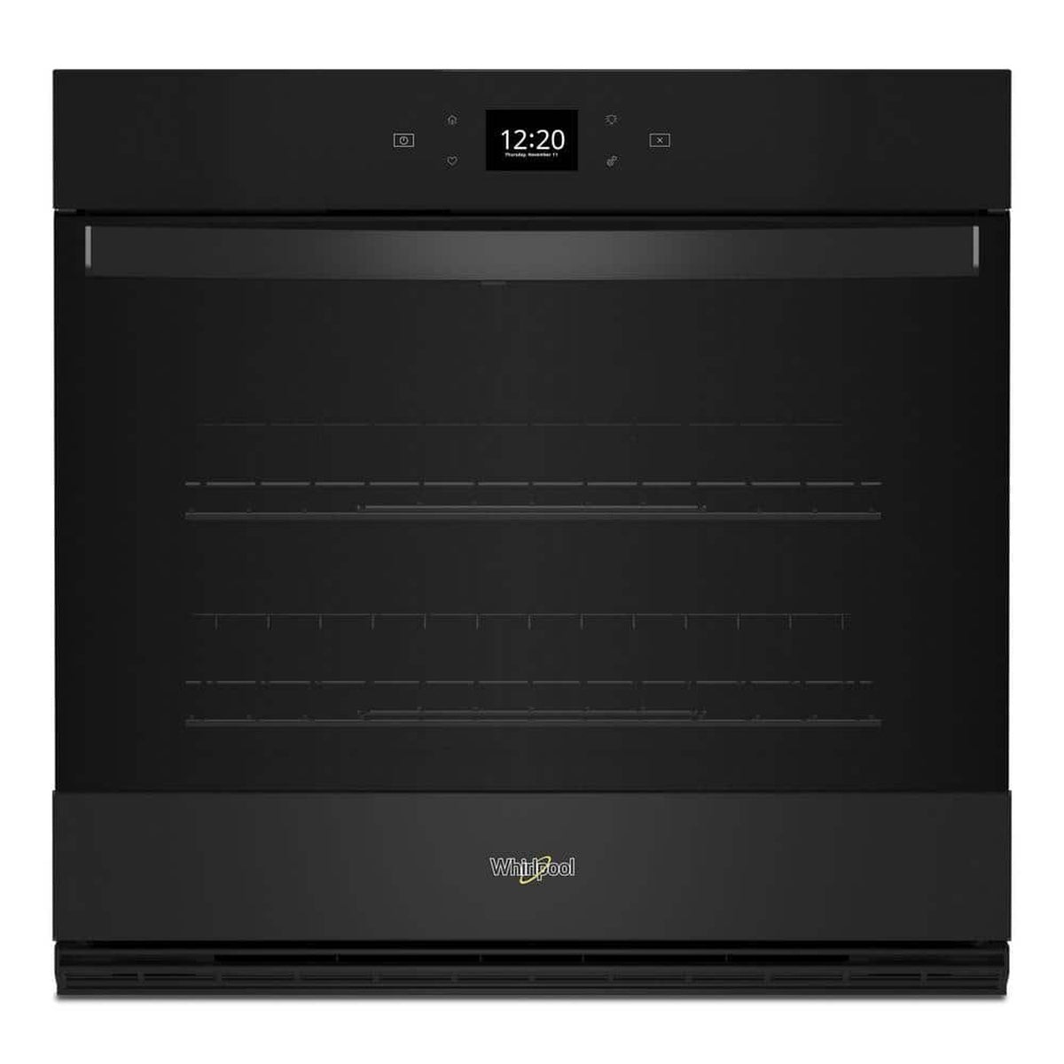 Whirlpool 30 in. Single Electric Wall Oven with Convection, Black - WOES5030LB