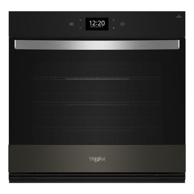 Whirlpool 30 Inch Single Electric Smart Wall Oven, Black Stainless - WOES7030PV