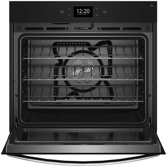 Whirlpool 30 Inch Single Electric Smart Wall Oven, Black Stainless - WOES7030PV