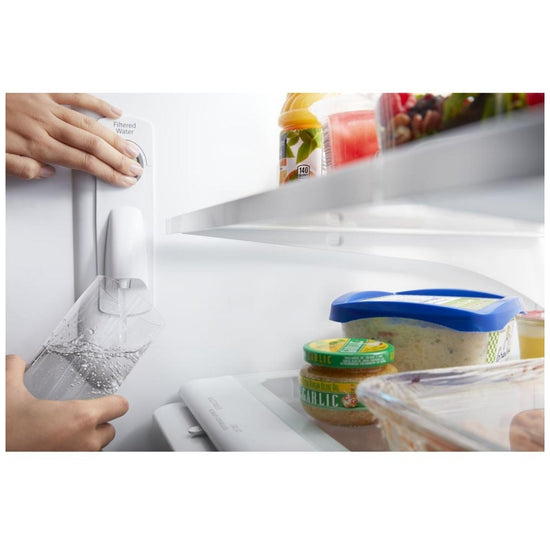 Whirlpool 36 Inch French Door Refrigerator, Black Stainless - WRF535SWHV
