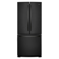 Whirlpool 30 Inch French Door Refrigerator with 20 Cu. Ft. Capacity, Black - WRF560SMHB