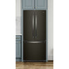 Whirlpool 30 Inch French Door Refrigerator, 19.7 cu. ft., Black - WRF560SMHB