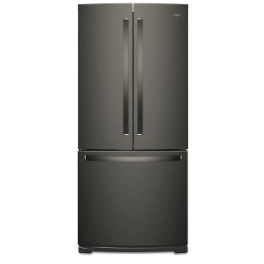 Whirlpool 30 Inch French Door Refrigerator, Black Stainless - WRF560SMHV