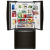 Whirlpool 30 Inch French Door Refrigerator, Black Stainless - WRF560SMHV