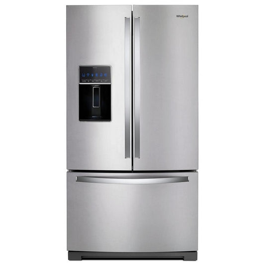 Whirlpool 36 Inch French Door Refrigerator with 26.8 cu. ft. Capacity, Stainless Steel - WRF767SDHZ