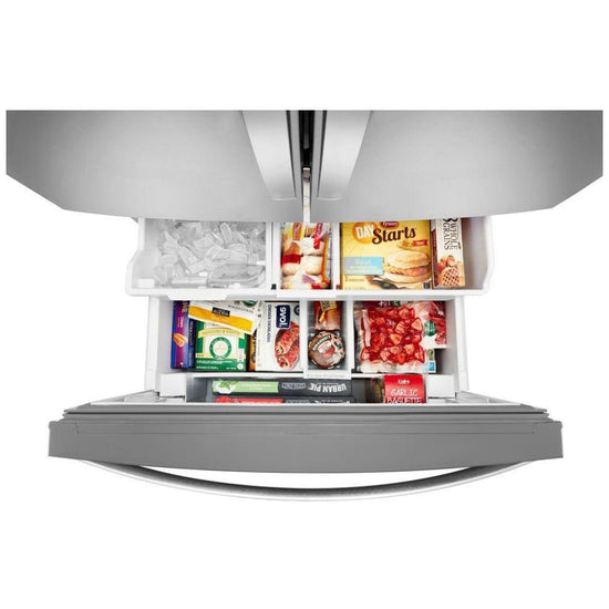 Whirlpool 36 Inch French Door Refrigerator with 26.8 cu. ft. Capacity, Stainless Steel - WRF767SDHZ