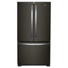 Whirlpool 36 Inch Counter-Depth French Door Refrigerator, Black Stainless Steel - WRFC2036RV