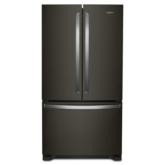 Whirlpool 36 Inch Counter-Depth French Door Refrigerator, Black Stainless Steel - WRFC2036RV