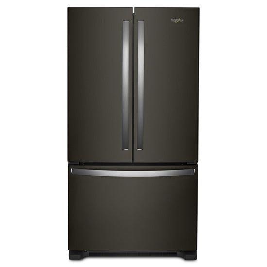 Whirlpool 36 Inch Counter-Depth French Door Refrigerator, Black Stainless Steel - WRFC2036RV