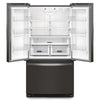 Whirlpool 36 Inch Counter-Depth French Door Refrigerator, Black Stainless Steel - WRFC2036RV