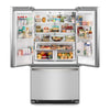 Whirlpool 36 Inch Bottom-Mount French Door Refrigerator with 20 Cu. Ft. Capacity, Stainless Steel - WRFC2036RZ